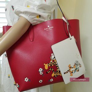 BEAUTIFUL PRESENT TIGGER REVERSIBLE TOTE DISNEY COLLECTION KATE SPADE NOVELTY